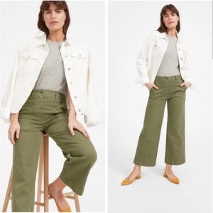 Everlane Wide Leg Crop Utility Jeans